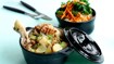Coq au riesling med råkost-topping - thumbnail