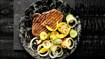 Grillet bøf med majs og mango - thumbnail