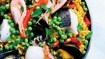 Paella med fisk og skaldyr - thumbnail