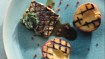Grillet hornfisk med chili og fersken - thumbnail