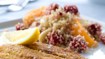 Sprødstegt rødspætte med bulgursalat - thumbnail