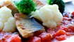 Durumpanerede sild med italiensk tomatsauce - thumbnail