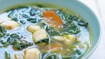 Fiskesuppe med babyspinat - thumbnail