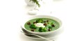 Grøn forårssuppe med broccoli og rugbrødscroutoner - thumbnail