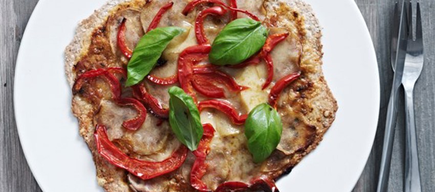 Fuldkornskartoffelpizza
