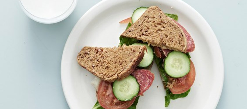 Sommerfrokostsandwich, barn