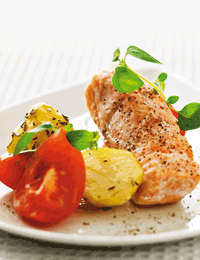 Laks Pa Grill Opskrift Med Tomat Citron Og Kartofler Se Her