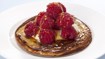 Pandekage med hindbær, skyr og honning - thumbnail