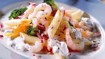 Pastasalat med parmaskinke og rejer - thumbnail