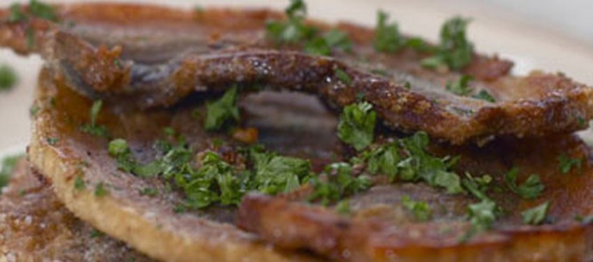 Stegt flæsk med persillesauce