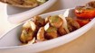 Champignon gratineret med pesto og parmesan - thumbnail