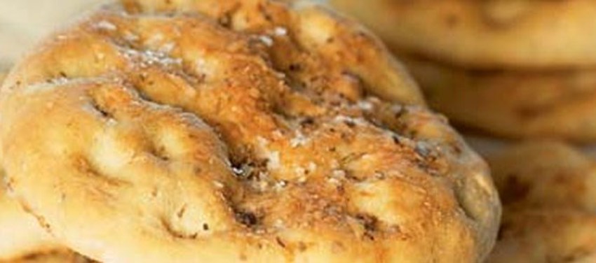 Focacciabrød med oregano og parmesan