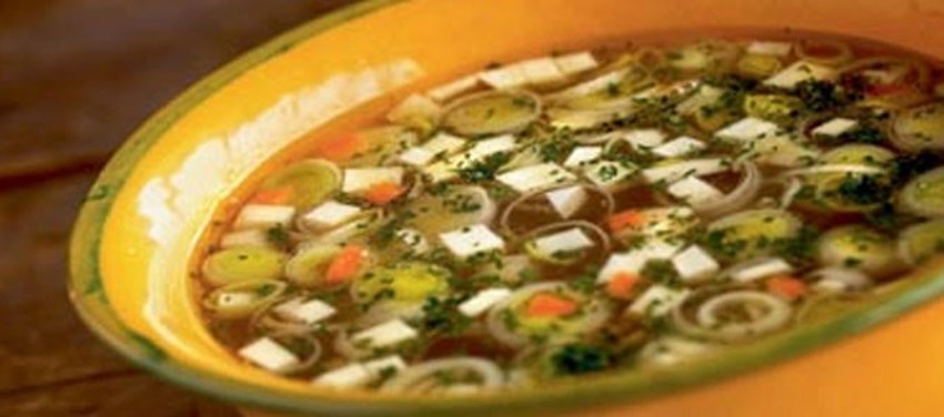 Fransk kødsuppe