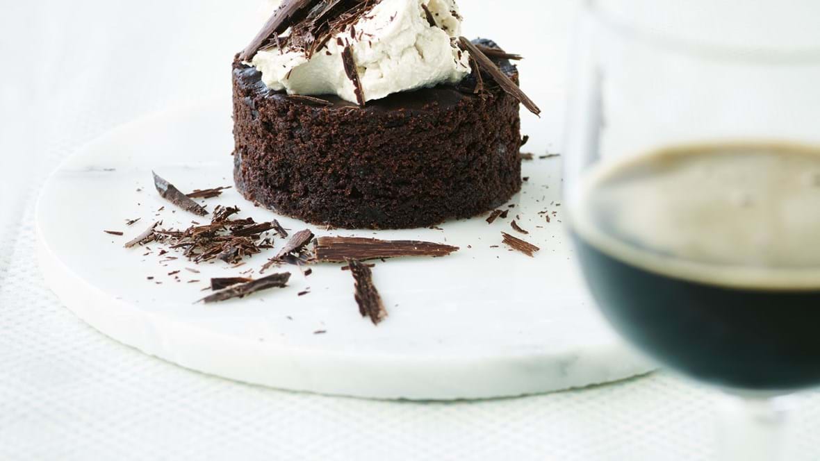 Chokoladekage med porter