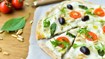 Hurtig pizza med blomkålscreme - thumbnail