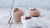 Chokolademousse med hindbær og skyr - thumbnail