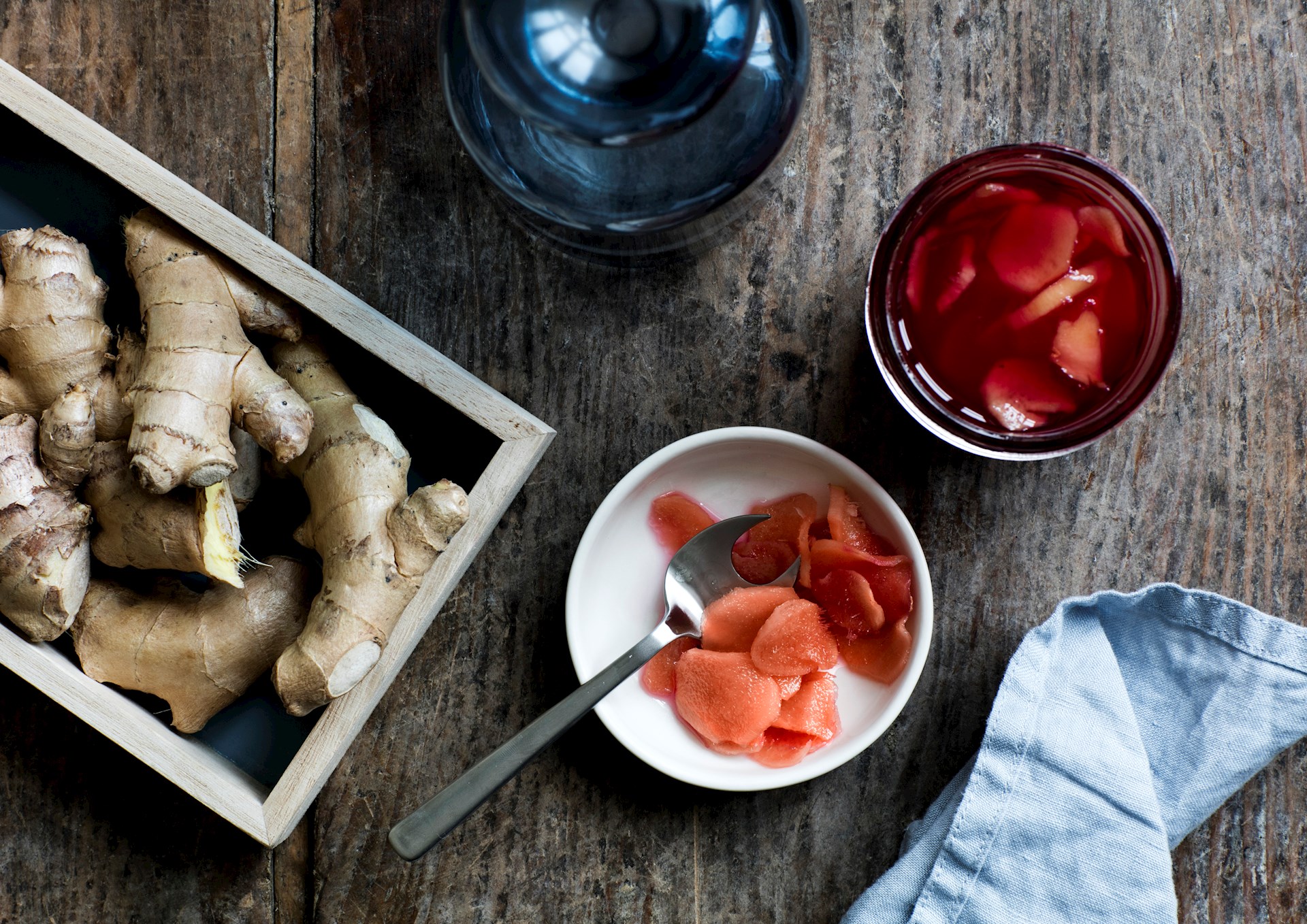 Syltet ingefær (gari)