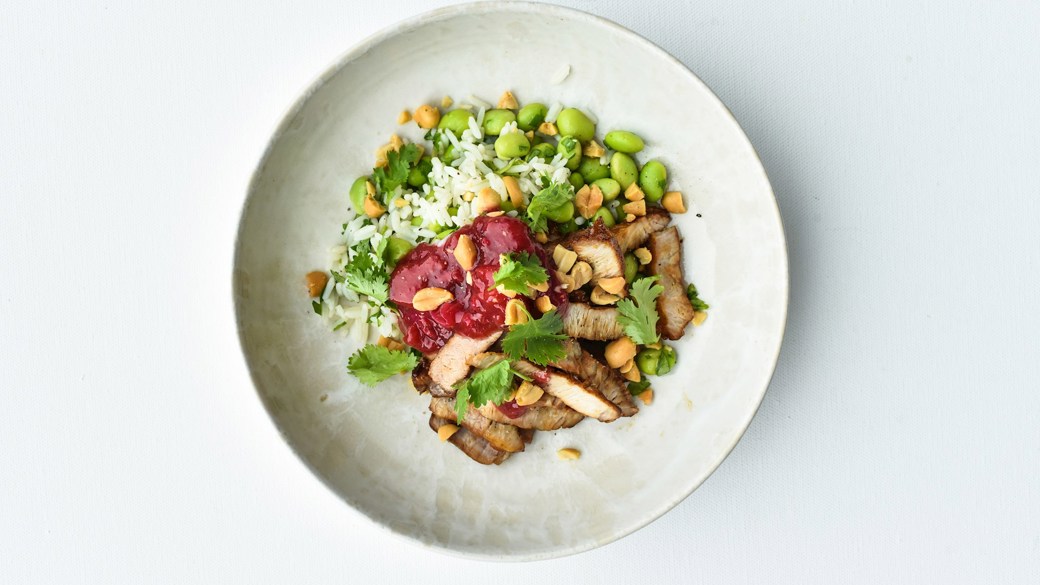 Chutney med blomme og mango
