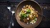 Pasta med kylling, karry og tomat - thumbnail