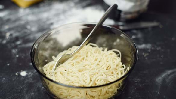 Hjemmelavet pasta af 4 ingredienser