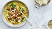 Spinat i karrysauce med ristede butterbeans - thumbnail