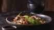 Baconbagte figner med gedeost i sprød filodej - thumbnail