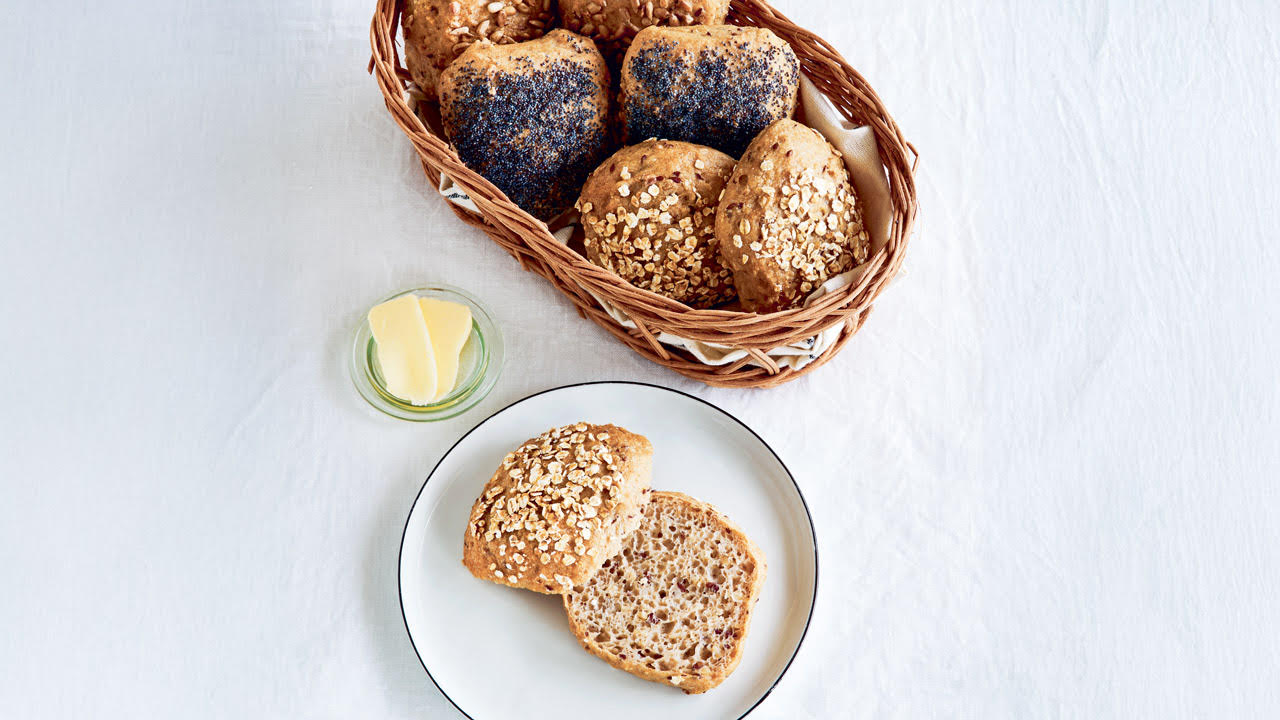 Koldhævede morgenboller