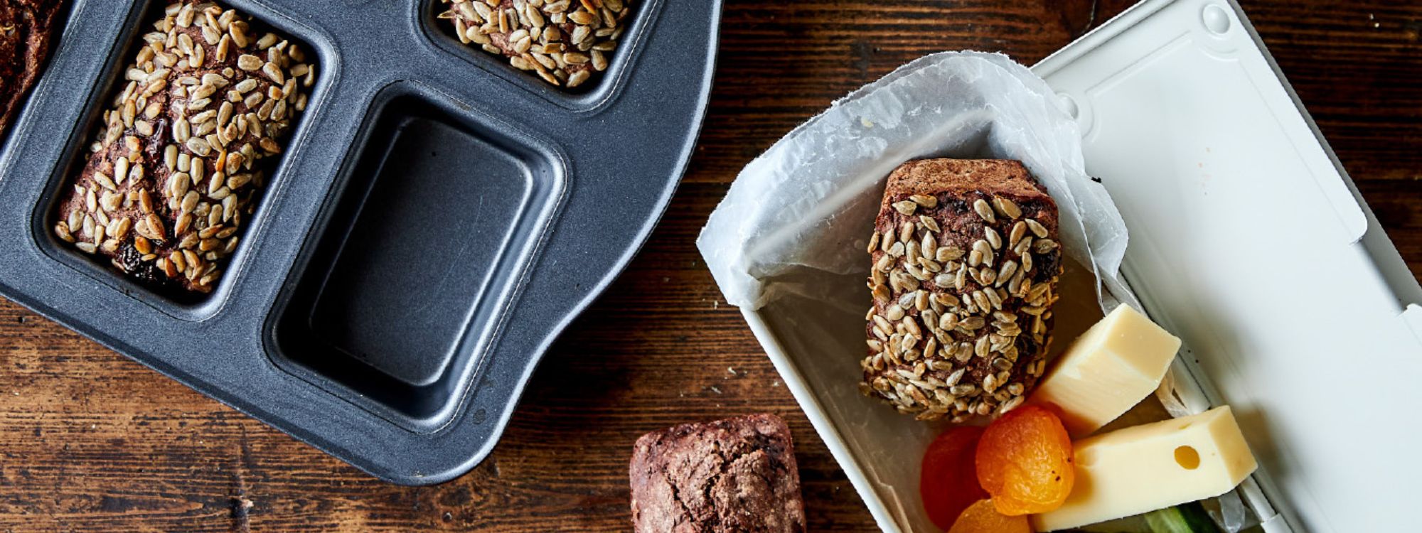 Mini rugbrød med kakao